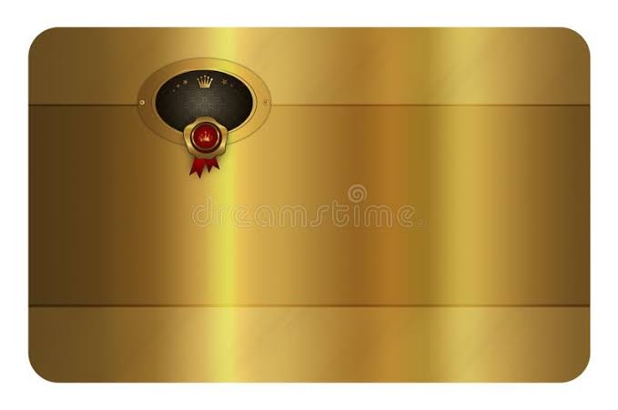 Gold Metal Cards